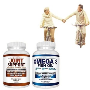 Glucosamine Chondroïtine Curcuma Msm <span class=keywords><strong>Boswellia</strong></span>-Supplément de soutien articulaire pour le soulagement des os, du dos, des genoux, des mains - Product Image 6