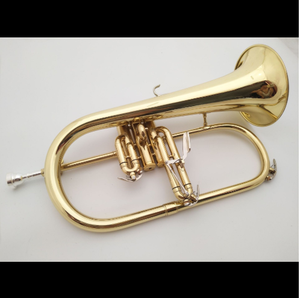 ที่มีคุณภาพสูง<span class=keywords><strong>ราคา</strong></span>ถูกมืออาชีพเคลือบทอง <span class=keywords><strong>Flugelhorn</strong></span> ABC1410RL - Product Image 2