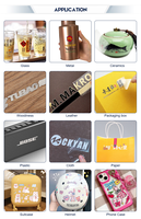EraSmart UV DTF Cups Wraps untuk Casing Ponsel, Papan Kaca, Printer Inkjet UV DTF A3 Dual Xp600 dengan Pernis