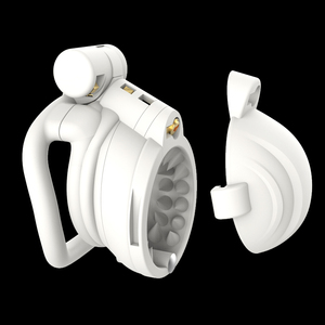 Anillo para Pene con Diseño de Colmillo Extraíble Yamamoto, Jaula para Pene, Dispositivo de Castidad Masculina con Material de Nailon y Resina para Juegos Múltiples - Product Image 2