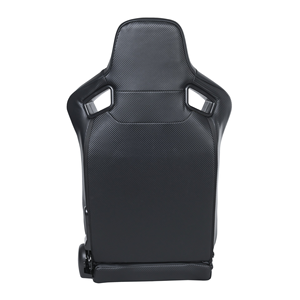 Siège baquet de course sport en fibre de carbone Icon, cuir noir, universel pour simulateur de course, drift, jeu et <span class=keywords><strong>chaise</strong></span> de bureau - Product Image 6