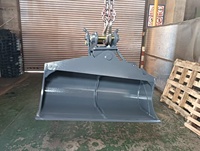 Satisfaction garantie Nouvelle benne basculante hydraulique SLN pour excavatrices de 5 à 6 tonnes pour les travaux de construction et de nivellement agricole