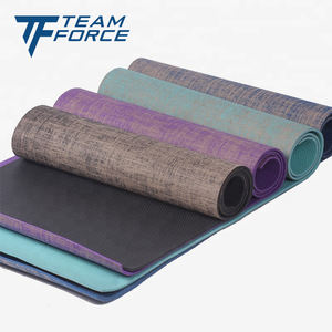 El yapımı doğal organik jüt Yoga Mat çevre dostu spor pilatus özel Logo sıcak satış ekstra kalın jüt + PVC su geçirmez - Product Image 4