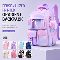Sac à dos multifonctionnel pour adolescents et enfants, motif dessin animé, imperméable, en tissu Oxford, grande capacité 20-36L, durable