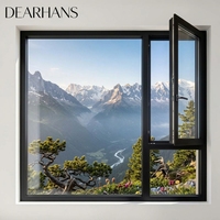 Fenêtres à battants en aluminium à double vitrage insonorisées, types de profilés, portes et fenêtres Sunnysky sur mesure, écoénergétiques, de style français