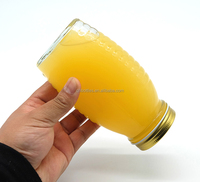 Frascos de Vidrio Queenline de 330 ml y 660 ml para Miel Cruda, Mermelada de Mango, Salsa de Mostaza Japonesa, Decoraciones Navideñas, Comida para Bebés