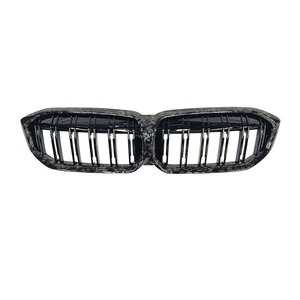 Grille avant en fibre de carbone forgée G20 G28 Grille en carbone forgée pour <span class=keywords><strong>BMW</strong></span> Série 3 G20 G28 Carbon 2 Line Diamond Front Grilles - Product Image 5