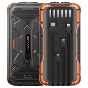 แบตสำรองพกพา Blackview ความจุ 20000mAh ดีไซน์ทนทาน พร้อมสายชาร์จ รองรับการใช้งานทั่วไป ช่องเสียบ USB Type-C รุ่น Terra 20 - Product Image 1