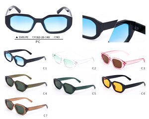 Finewell 3505 cổ điển mới 2025 thời trang vuông nhỏ khung nhựa biểu tượng tùy chỉnh UV400 hợp thời trang sang trọng Thiết kế kính mát phụ nữ người đàn ông - Product Image 2