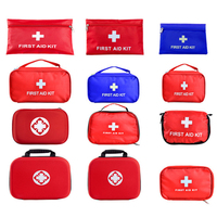 Trousse de premiers soins imperméable avec logo personnalisé, trousse de secours automobile, sacs médicaux, trousse de premiers soins pour la maison, traitement médical d'urgence en plein air