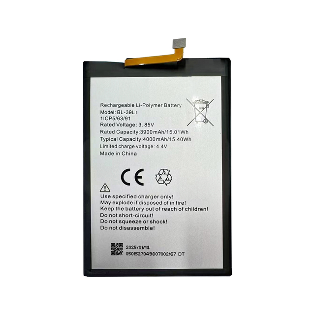 Infinix Transsion Itel A56 Mobile Phone Battery BL-39Li with 4000mAh New Built-in 3.85v Voltage Stock Product