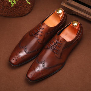 Zapatos Formales de Cuero para Hombre, Estilo Monk Strap, Modernos, Casuales, de Negocios, con Punta en Pico, que Aumentan la Altura, Antideslizantes - Product Image 2