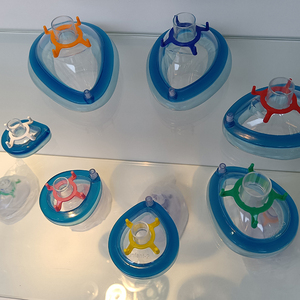 Masque d'élimination par soufflage pour le patient à l'oxygène d'admission ou masque d'anesthésie - Product Image 3