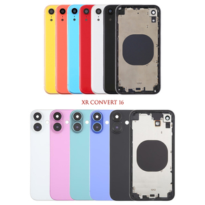 <span class=keywords><strong>Kit</strong></span> de conversion de châssis arrière pour <span class=keywords><strong>iPhone</strong></span> <span class=keywords><strong>XR</strong></span> en boîtier 16, <span class=keywords><strong>batterie</strong></span> améliorée, coque arrière - Product Image 1