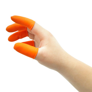 Fundas Protectoras Antideslizantes para Dedos Suzuki Naranja, 300 Unidades, para Uso en Salas Limpias de Electrónica y Semiconductores - Product Image 3