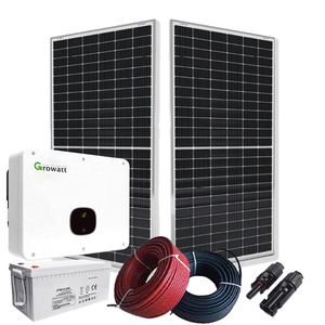 Système d'énergie solaire domestique hors réseau photovoltaïque 1-15 kW, ensemble complet avec contrôleur MPPT et panneaux en silicium polycristallin - Product Image 1