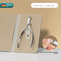 Pince à cuticules, pousse-cuticules en acier, coupe-ongles, outils de manucure et pédicure portables pour usage domestique, ensemble de pinces à cuticules