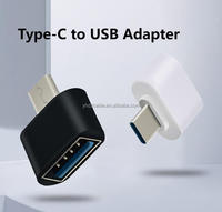 Adaptador OTG USB Tipo-C a USB Directo de Fábrica, Conversor de Datos USB2.0 para Teléfono Móvil y Computadora
