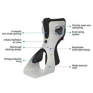 Ortosis Kaki Jatuh (AFO) yang Dapat Disesuaikan dengan Dukungan Tiup, Pompa Rehabilitasi, Fiksasi Pelindung, Memperbaiki Fungsi - Product Image 4