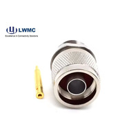 Conector RF coaxial tipo N enchufe macho soldadura for141RG402 herramientas de ensamblaje de cables