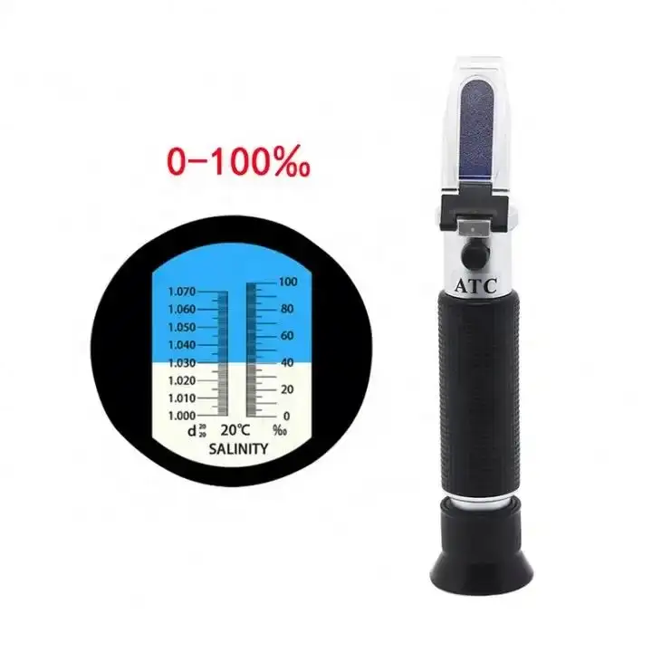 Draagbare Led Refractometer 2-14G/Dl Nauwkeurige Testen Honden En Katten Dierenartsen Huisdier Klinische Refractometer