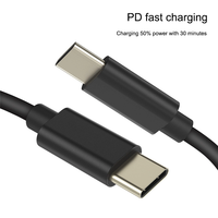 Cable USB 2.0 Tipo C a Tipo C PD de Carga Rápida de 60W, Fabricación OEM/ODM, Cable de Datos PD 2.0 TPE para Teléfono Celular