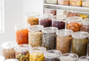 Bán buôn đa chức năng kim loại vòng hiển thị <span class=keywords><strong>Box</strong></span> cho siêu thị cho kẹo có thể thực phẩm Trái cây sấy khô Nut Carton Đóng Gói - Product Image 6