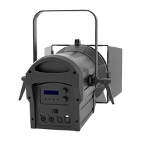 Peralatan Studio TV VanGaa 550Watt, Lampu LED Fresnel Video Overhead untuk Siaran dengan Kontrol DMX-512, Sudut Sinar yang Dapat Disesuaikan, CRI 95