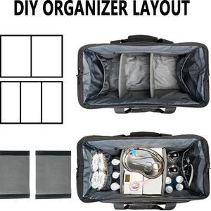 Bolsa Médica Impermeable de Gran Capacidad al por Mayor, Bolsa de Primeros Auxilios Clínica Portátil <span class=keywords><strong>para</strong></span> el Hogar con Muchos Bolsillos <span class=keywords><strong>para</strong></span> el Cuidado de <span class=keywords><strong>la</strong></span> Salud y Enfermería - Product Image 3