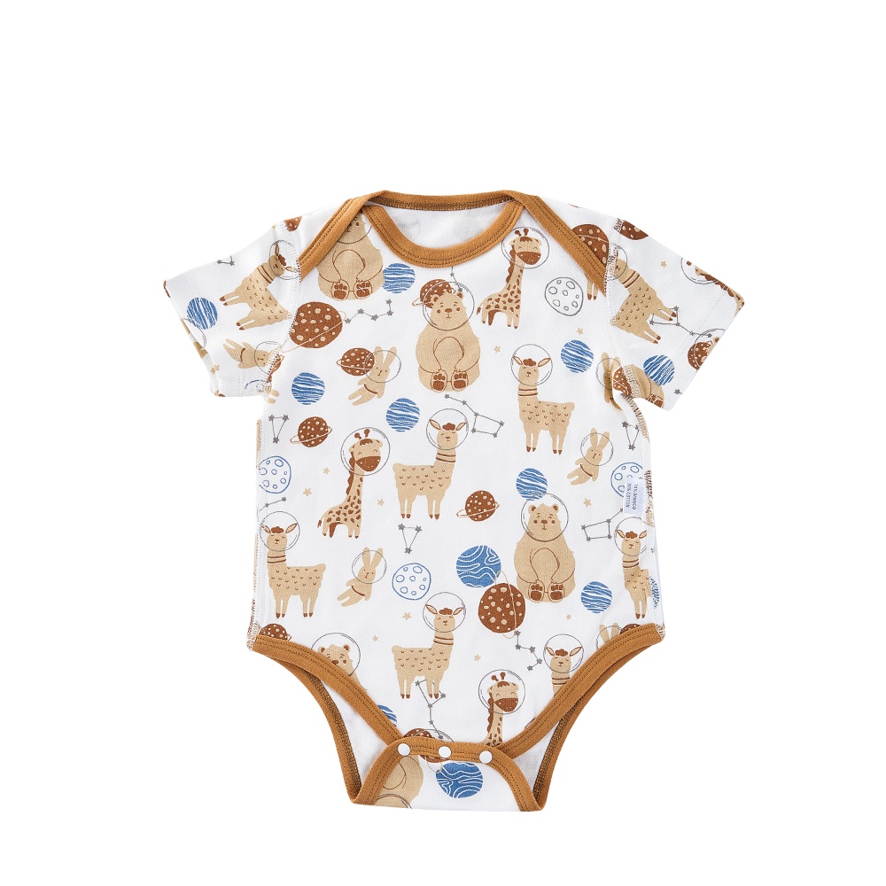 Feliz Flauta Atacado Preço Competitivo Baby Romper Soft Bamboo Baby Clothes Lightweight Not Stuffy Kids Pijama