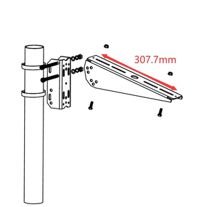 Sistema de Montaje de Paneles Solares para Uso en Exteriores y Casas Pequeñas, de Aluminio, con Garantía de 10 Años, Fácil Instalación, Opciones de Poste/Pared - Product Image 1