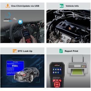 KONNWEI KW850 Auto herramienta de diagnóstico OBD2 Universal del motor del coche automotriz código escáner lector - Product Image 6