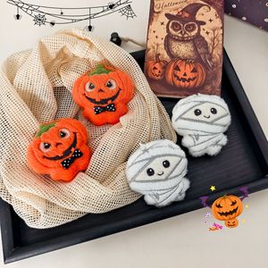 卸売のかわいいプッシュ式ハロウィンキャラクターチャーム、キーホルダー付き、柔らかいぬいぐるみハロウィンキーホルダー、パーティーギフト、バッグデコレーション用 - Product Image 4