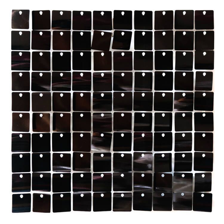 Cadre de base transparent carré noir-7035-3030 cm