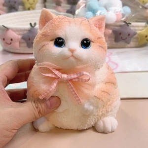 ของเล่นบีบแมว ของเล่นคลายเครียด ขายดีในเน็ต ตุ๊กตาแมวบีบเหมือนจริง ของขวัญ ของสะสม - Product Image 4
