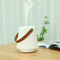 Diffuseur de parfum à flamme 3D humidificateur d'huile essentielle LED feu magique chauffant diffuseur d'arôme en céramique pour la maison