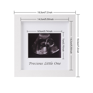 Marco de Fotos para Ecografía de Bebé, Recuerdo de Ultrasonido 'Amor a Primera Vista', Regalo para Recién Nacido con Tarjeta de Bienvenida, OEM - Product Image 5