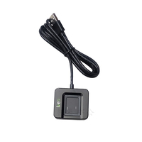 ZKT SLK20R - Escáner de Huellas Dactilares Biométrico Digital USB, Sistema de Registro de Asistencia de Escritorio con Sensor Lector