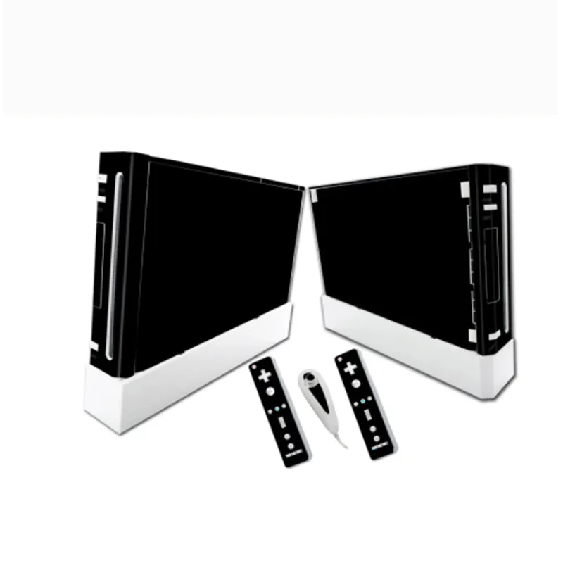 Wii 콘솔 용 스킨 스티커 Wii 컨트롤 스킨 데칼 랩 Wii 게임 패드 용 비닐 스킨 프로텍터