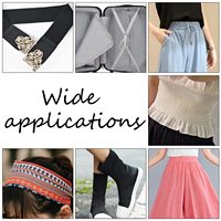 HONGYI Bande élastique colorée de haute qualité Bande élastique en nylon pour la couture de vêtements, couture à la main bricolage