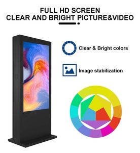 Segnaletica digitale da pavimento da 55 pollici segnaletica digitale esterna Self Standing <span class=keywords><strong>Display</strong></span> digitale all'aperto - Product Image 5