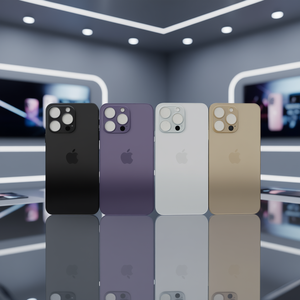 Coque arrière de remplacement pour Apple iPhone 14 Pro Max, noir, violet, blanc, or - Product Image 3