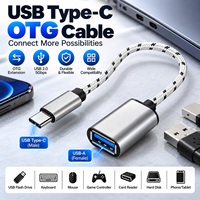 Kabel Ekstensi USB C 15CM USB 2.0 Tipe C Male ke Female Adaptor OTG Berlapis Nikel Bersertifikasi CE ROHS Garansi 12 Bulan