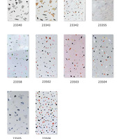 Carreaux muraux en céramique terrazzo brillants de style français 300x600, couleur verte, pour cuisine, salle de bain, toilettes, balcon, chambre