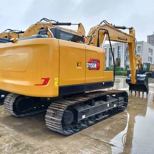 Nouvelle pelle hydraulique sur chenilles de 15 tonnes SY155H à faible consommation de carburant, avec accessoires de pelle hydraulique, marteau, à bon prix, à vendre - Product Image 1