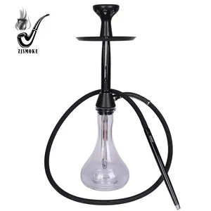 Hot Sale Double Hose Hookah Shisha Pipe Vase Pipes For Smoking Tobacco Ceramic Bowl Tongs Complete Traditional Home Hookah Set