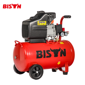 Compressore d'Aria Industriale BISON(CHINA) a Cinghia, 50L, 1500W, 220V, 8Bar, 115PSI per Cantieri Edili - Product Image 1
