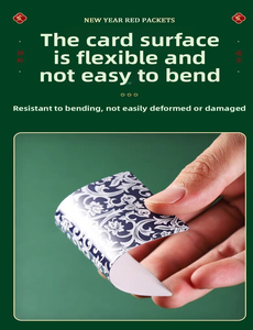 Cartas de Póker Mahjong, Impermeables, para Viajes y Uso en Exteriores, Engrosadas, Duraderas, Anti-arrugas, Portátiles, Cartas de Póker Especiales - Product Image 5