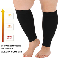 Manchon de compression médical pour mollet, grande taille jusqu'à 7XL, certifié CE ISO 13485, sans pied, compression jusqu'au genou