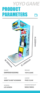 Machine <span class=keywords><strong>de</strong></span> boxe à monnayeur avec distribution <span class=keywords><strong>de</strong></span> prix et tickets, machine <span class=keywords><strong>de</strong></span> jeu d'arcade commerciale Punch Force pour centre <span class=keywords><strong>de</strong></span> jeux et bar - Product Image 5